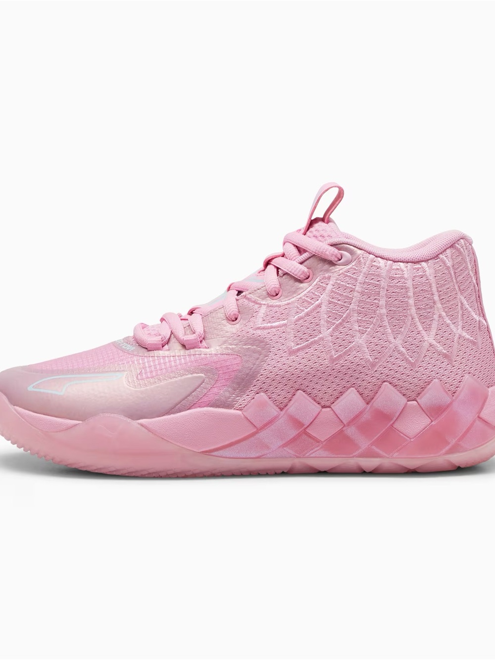 Puma LaMelo Ball MB.01 Iridescent Kids Pink basketball Sneakers